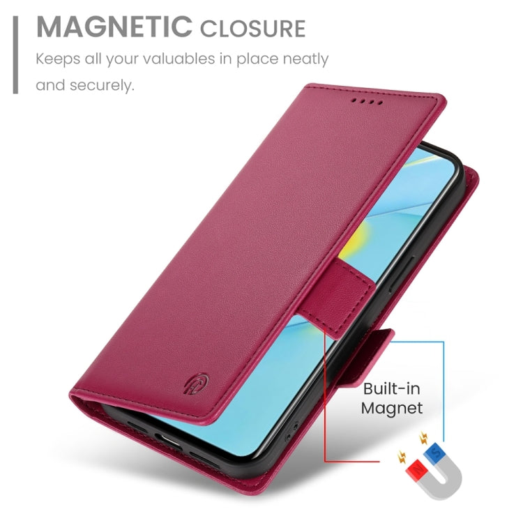 For OPPO A54 / A54s / A55 5G / A55s 5G Side Buckle Magnetic Frosted Leather Phone Case