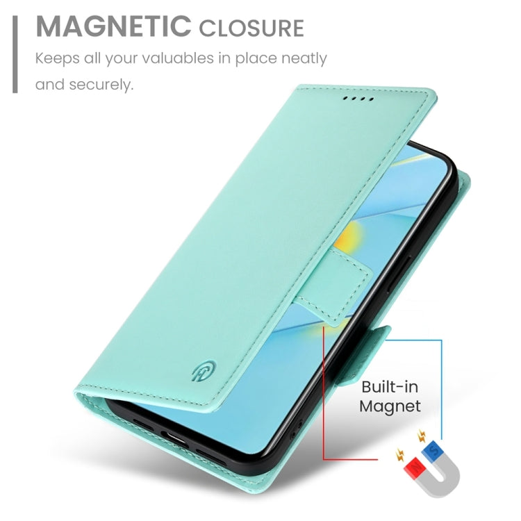 For OPPO A54 / A54s / A55 5G / A55s 5G Side Buckle Magnetic Frosted Leather Phone Case
