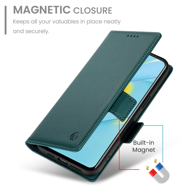For OPPO A54 / A54s / A55 5G / A55s 5G Side Buckle Magnetic Frosted Leather Phone Case