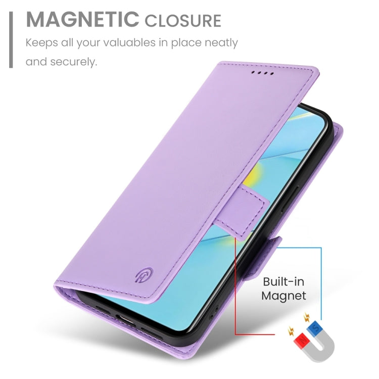 For OPPO A54 / A54s / A55 5G / A55s 5G Side Buckle Magnetic Frosted Leather Phone Case