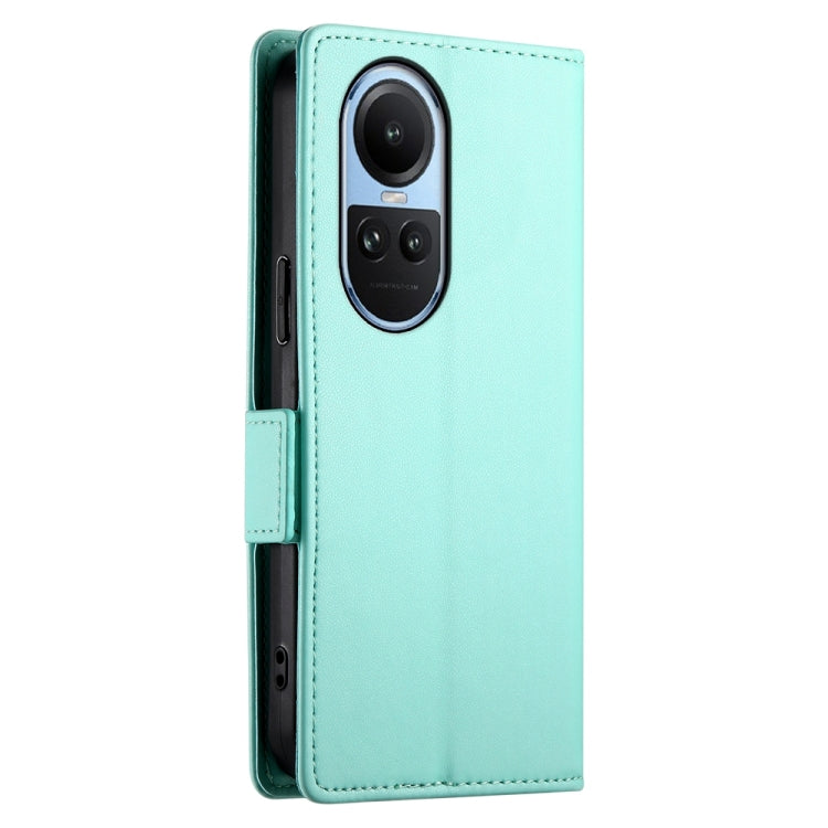 For OPPO Reno10 / Reno10 Pro Global Side Buckle Magnetic Frosted Leather Phone Case