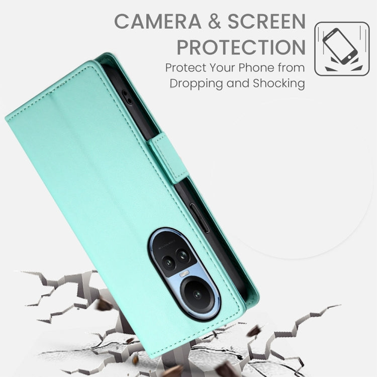 For OPPO Reno10 / Reno10 Pro Global Side Buckle Magnetic Frosted Leather Phone Case
