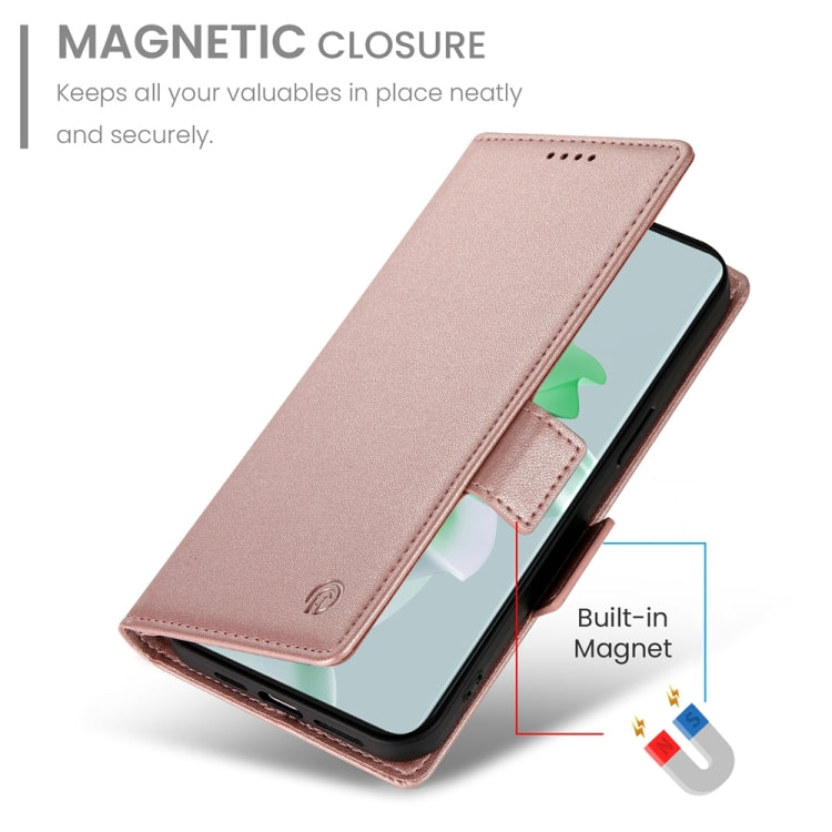For OPPO Reno11 5G Global Side Buckle Magnetic Frosted Leather Phone Case