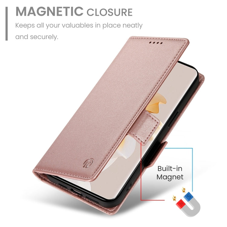 For OPPO Reno11 Pro 5G Global Side Buckle Magnetic Frosted Leather Phone Case