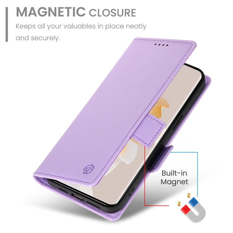 For OPPO Reno11 Pro 5G Global Side Buckle Magnetic Frosted Leather Phone Case
