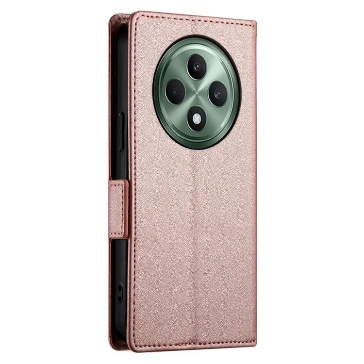 For OPPO Reno12 F 4G / 5G / F27 India Side Buckle Magnetic Frosted Leather Phone Case