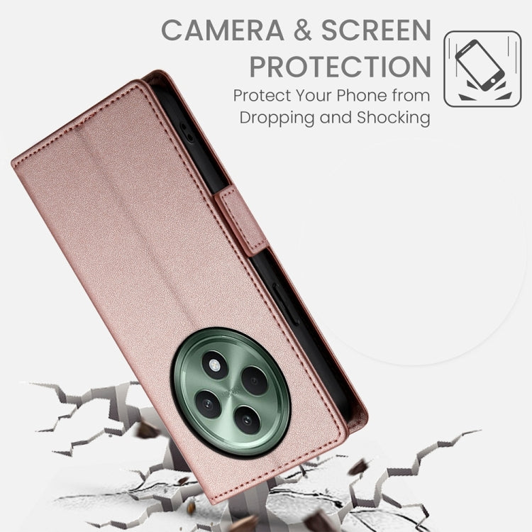For OPPO Reno12 F 4G / 5G / F27 India Side Buckle Magnetic Frosted Leather Phone Case