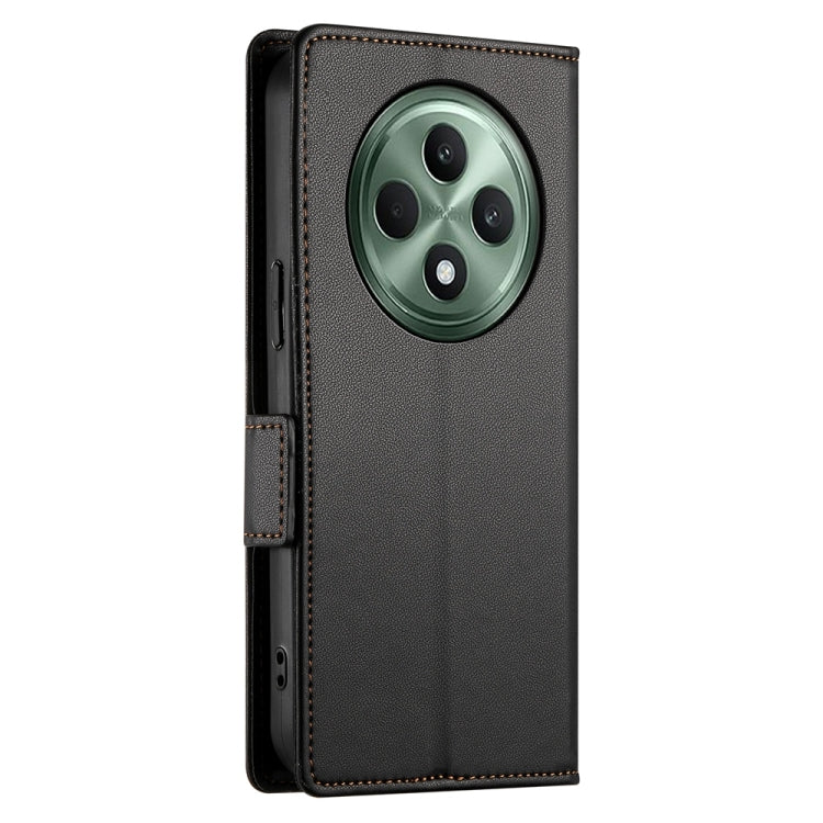 For OPPO Reno12 F 4G / 5G / F27 India Side Buckle Magnetic Frosted Leather Phone Case
