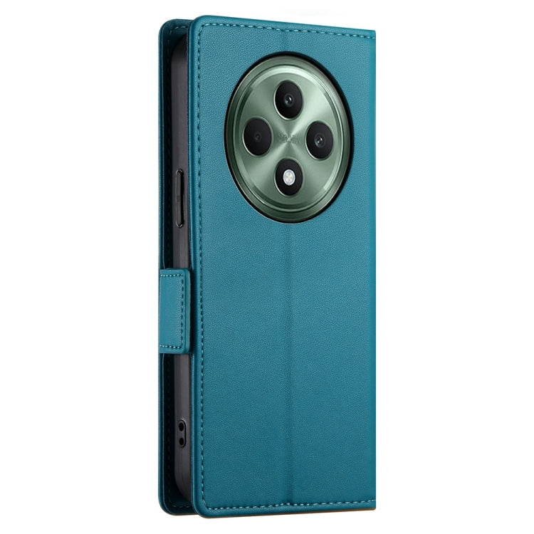 For OPPO Reno12 F 4G / 5G / F27 India Side Buckle Magnetic Frosted Leather Phone Case