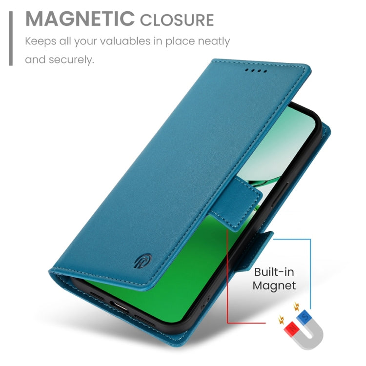 For OPPO Reno12 F 4G / 5G / F27 India Side Buckle Magnetic Frosted Leather Phone Case