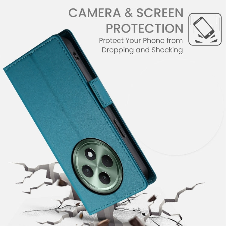 For OPPO Reno12 F 4G / 5G / F27 India Side Buckle Magnetic Frosted Leather Phone Case