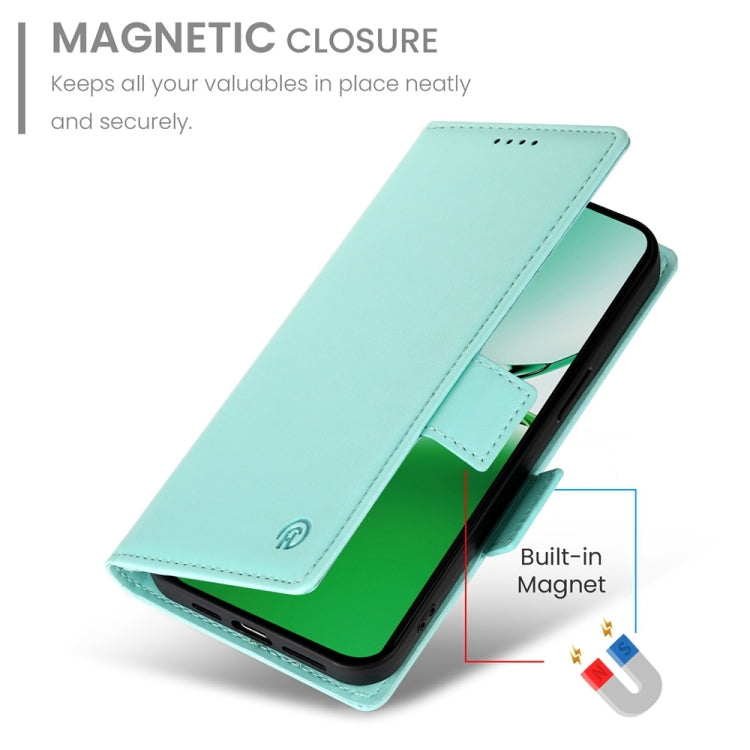 For OPPO Reno12 F 4G / 5G / F27 India Side Buckle Magnetic Frosted Leather Phone Case