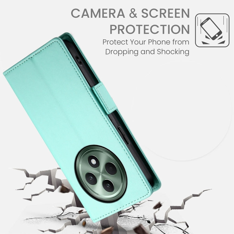 For OPPO Reno12 F 4G / 5G / F27 India Side Buckle Magnetic Frosted Leather Phone Case