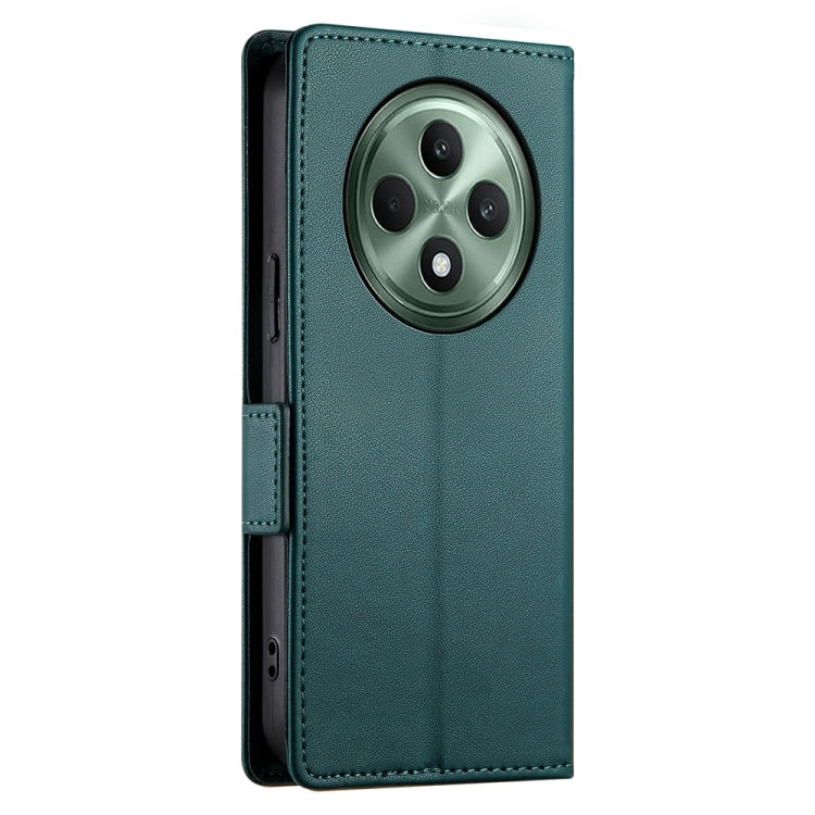 For OPPO Reno12 F 4G / 5G / F27 India Side Buckle Magnetic Frosted Leather Phone Case