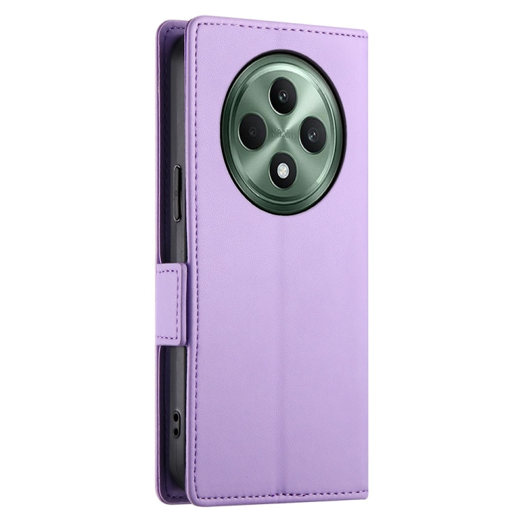 For OPPO Reno12 F 4G / 5G / F27 India Side Buckle Magnetic Frosted Leather Phone Case