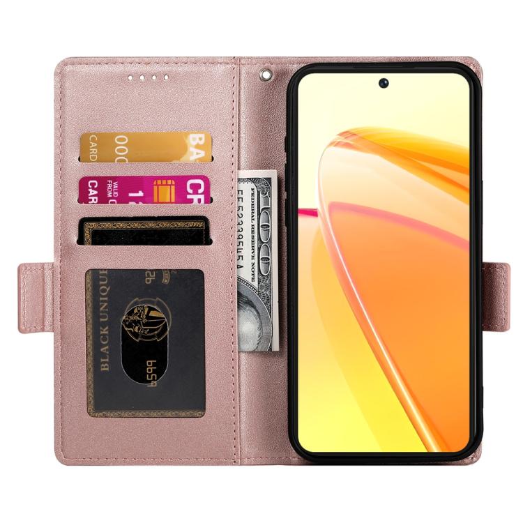 For OPPO Reno13 F 4G / 5G Side Buckle Magnetic Frosted Leather Phone Case
