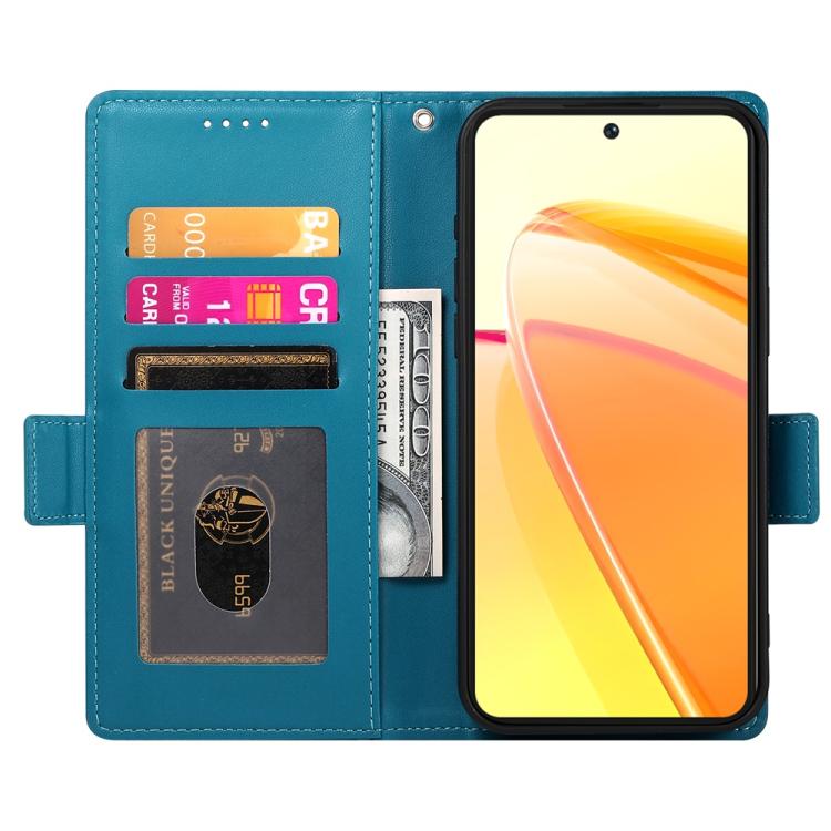 For OPPO Reno13 F 4G / 5G Side Buckle Magnetic Frosted Leather Phone Case