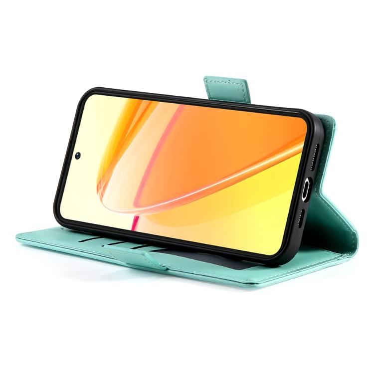 For OPPO Reno13 F 4G / 5G Side Buckle Magnetic Frosted Leather Phone Case