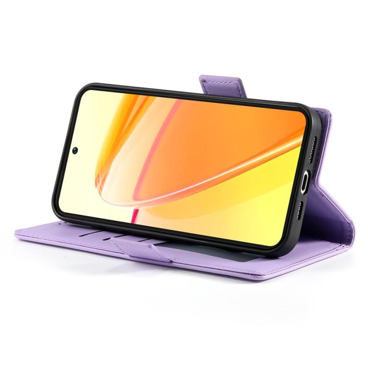 For OPPO Reno13 F 4G / 5G Side Buckle Magnetic Frosted Leather Phone Case