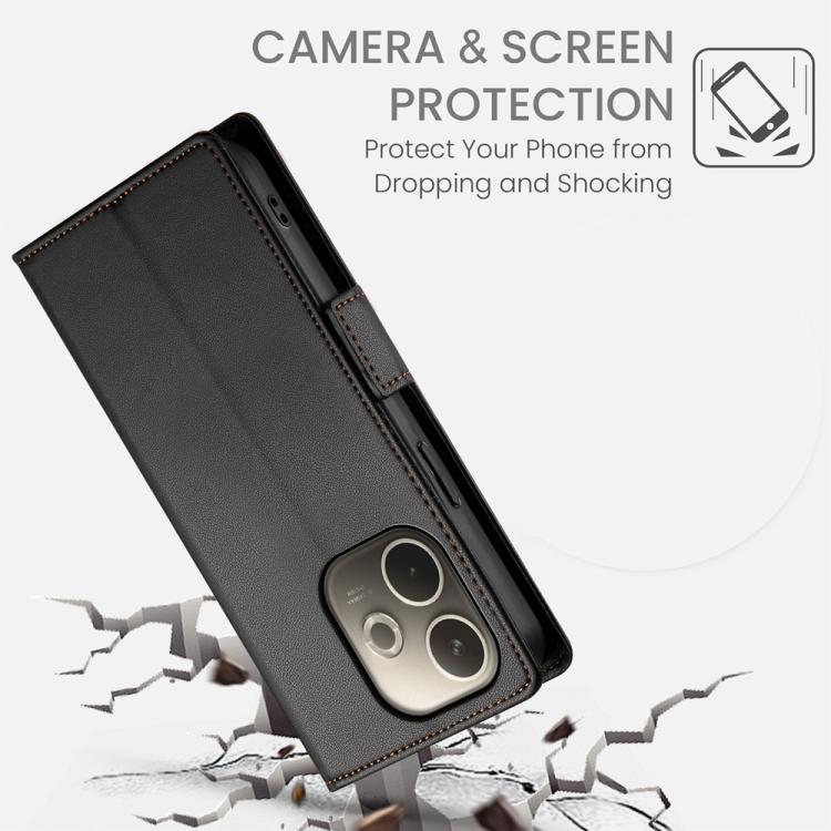 For OPPO A5 Pro 5G Global Side Buckle Magnetic Frosted Leather Phone Case