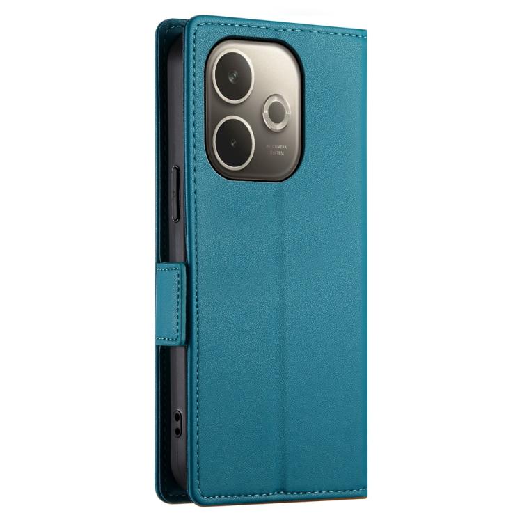 For OPPO A5 Pro 5G Global Side Buckle Magnetic Frosted Leather Phone Case