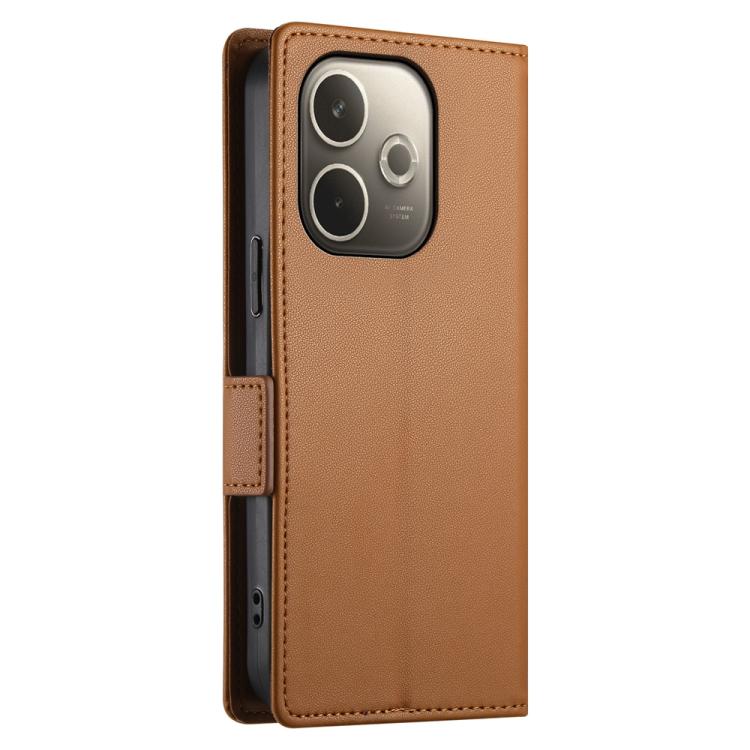 For OPPO A5 Pro 5G Global Side Buckle Magnetic Frosted Leather Phone Case