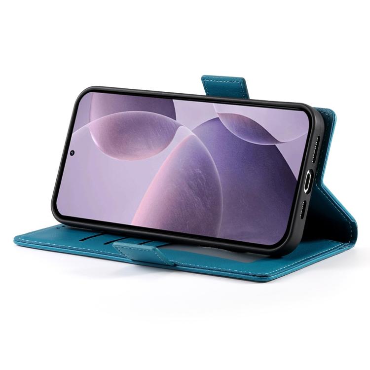 For OPPO Reno14 Global / Reno14 F 5G Side Buckle Magnetic Frosted Leather Phone Case