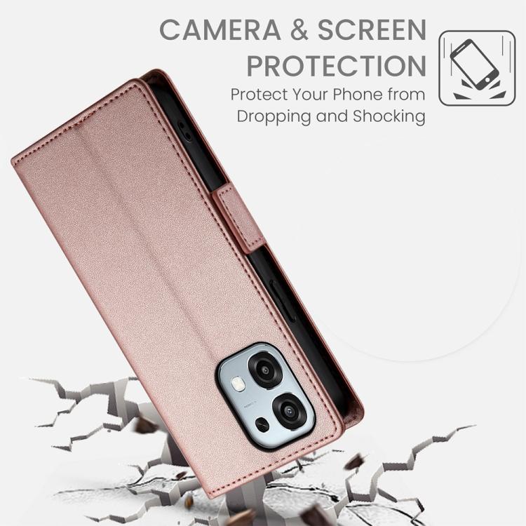 For OPPO A6 Pro 4G / 5G Global / F31 5G Side Buckle Magnetic Frosted Leather Phone Case