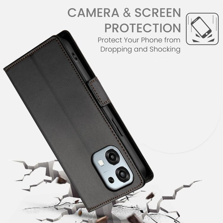For OPPO A6 Pro 4G / 5G Global / F31 5G Side Buckle Magnetic Frosted Leather Phone Case