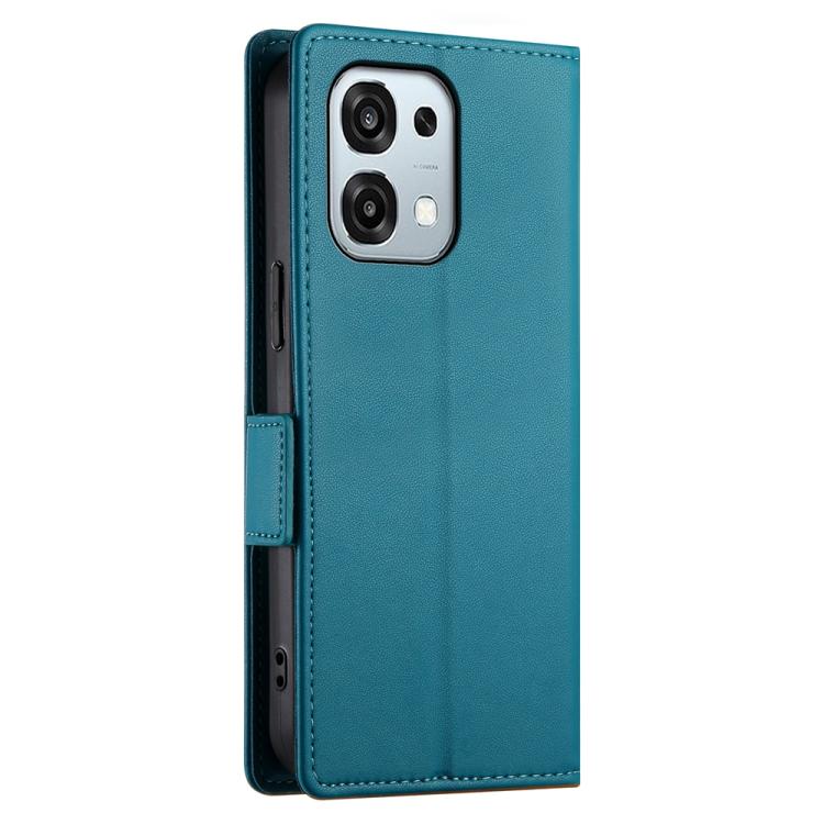 For OPPO A6 Pro 4G / 5G Global / F31 5G Side Buckle Magnetic Frosted Leather Phone Case