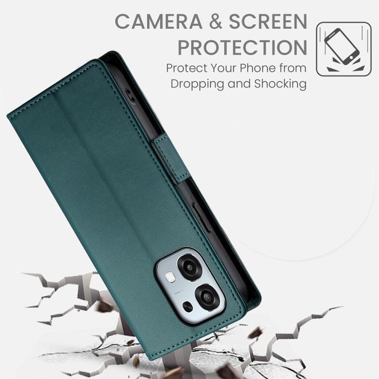 For OPPO A6 Pro 4G / 5G Global / F31 5G Side Buckle Magnetic Frosted Leather Phone Case