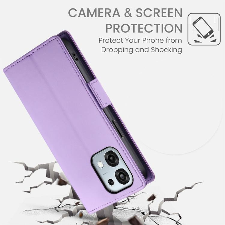 For OPPO A6 Pro 4G / 5G Global / F31 5G Side Buckle Magnetic Frosted Leather Phone Case