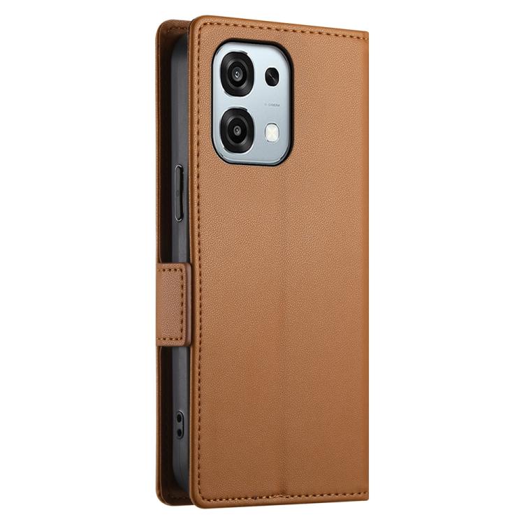 For OPPO A6 Pro 4G / 5G Global / F31 5G Side Buckle Magnetic Frosted Leather Phone Case