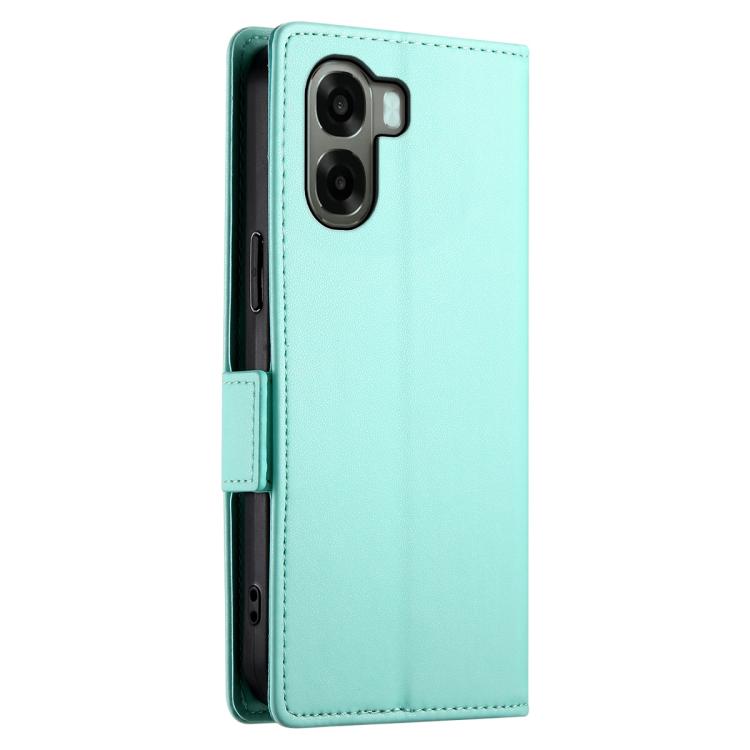 For OPPO A6x 5G / A6 5G Global Side Buckle Magnetic Frosted Leather Phone Case