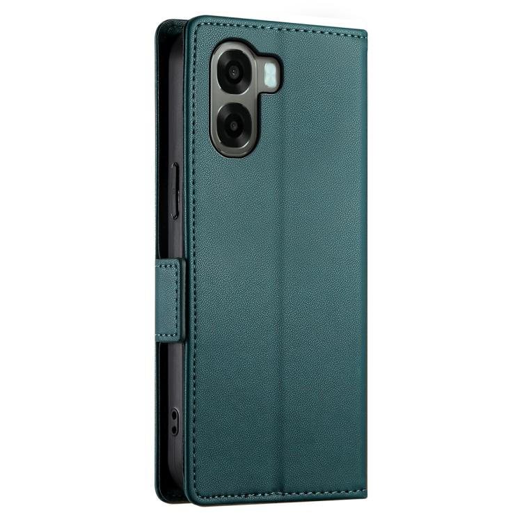 For OPPO A6x 5G / A6 5G Global Side Buckle Magnetic Frosted Leather Phone Case