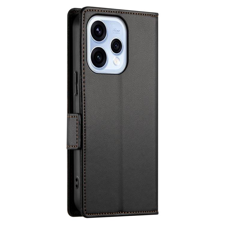 For OPPO Reno15 5G / Reno 15c 5G Side Buckle Magnetic Frosted Leather Phone Case