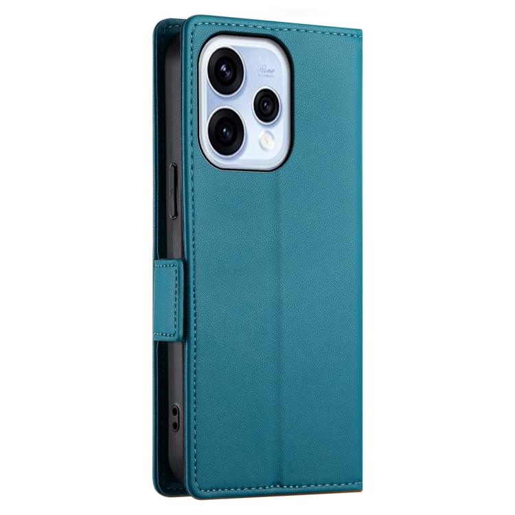 For OPPO Reno15 5G / Reno 15c 5G Side Buckle Magnetic Frosted Leather Phone Case