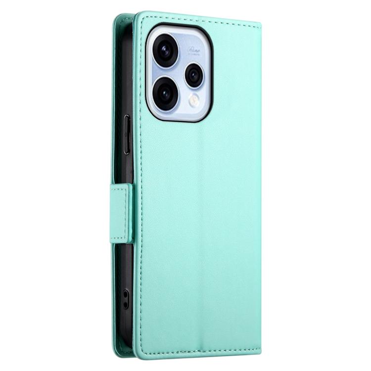 For OPPO Reno15 5G / Reno 15c 5G Side Buckle Magnetic Frosted Leather Phone Case