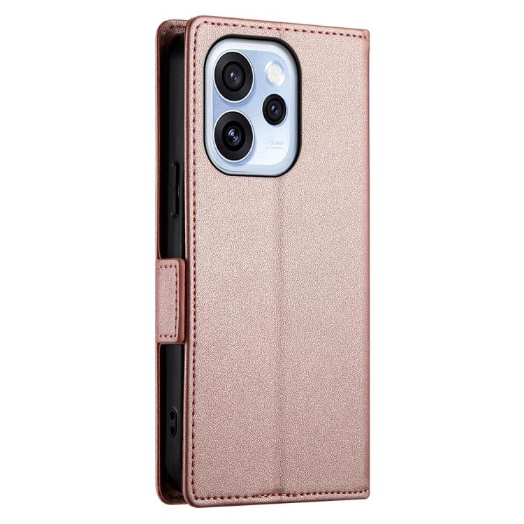 For OPPO Reno15 F 5G Side Buckle Magnetic Frosted Leather Phone Case