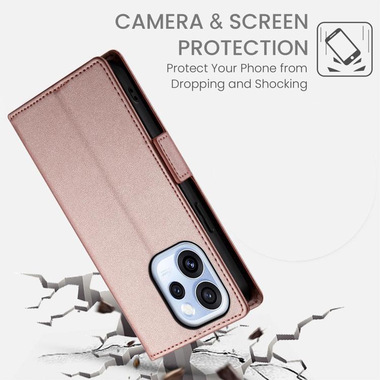 For OPPO Reno15 F 5G Side Buckle Magnetic Frosted Leather Phone Case