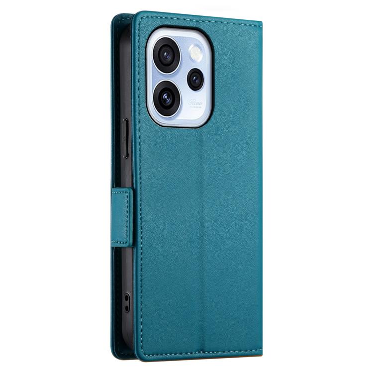 For OPPO Reno15 F 5G Side Buckle Magnetic Frosted Leather Phone Case