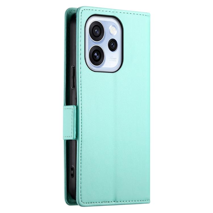 For OPPO Reno15 F 5G Side Buckle Magnetic Frosted Leather Phone Case