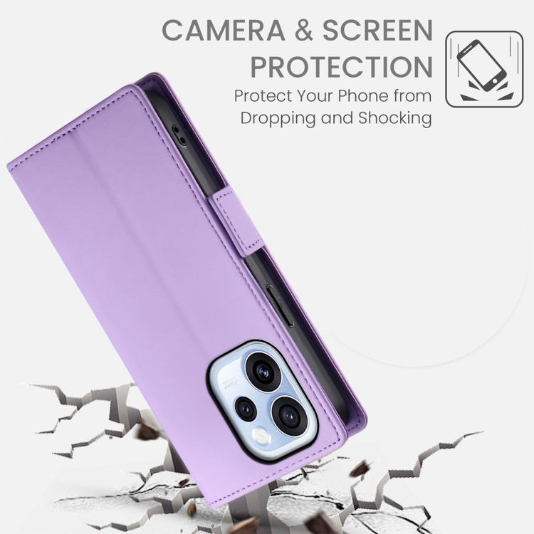 For OPPO Reno15 F 5G Side Buckle Magnetic Frosted Leather Phone Case