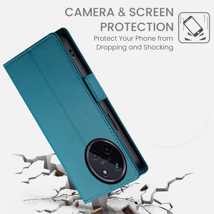 For Realme 11 4G Side Buckle Magnetic Frosted Leather Phone Case