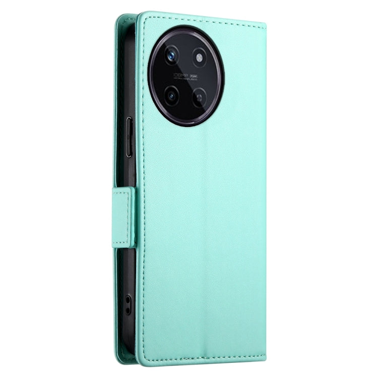 For Realme 11 4G Side Buckle Magnetic Frosted Leather Phone Case