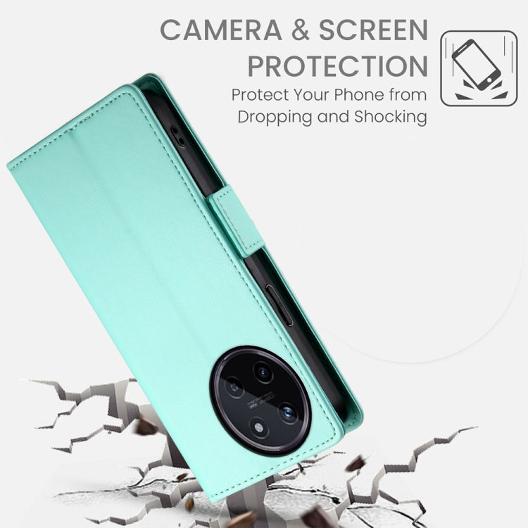 For Realme 11 4G Side Buckle Magnetic Frosted Leather Phone Case