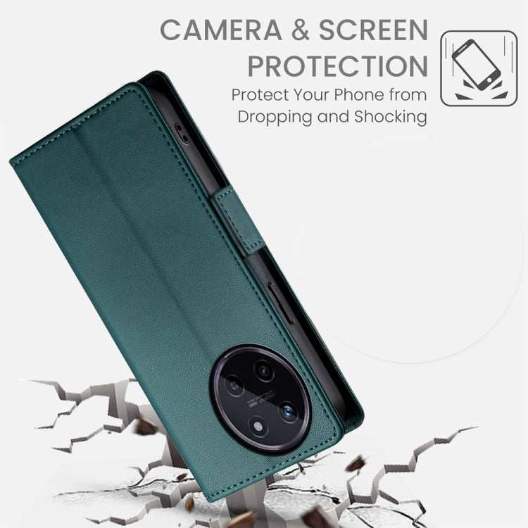 For Realme 11 4G Side Buckle Magnetic Frosted Leather Phone Case