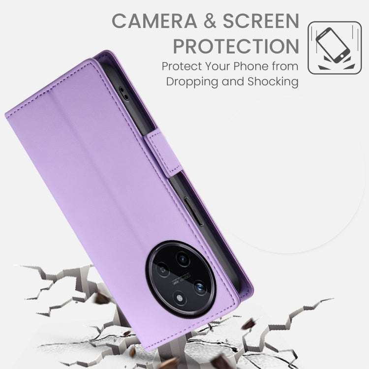 For Realme 11 4G Side Buckle Magnetic Frosted Leather Phone Case