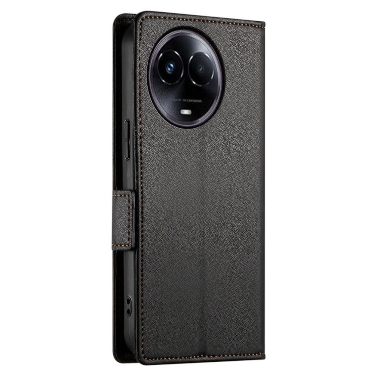For Realme 11 5G / Realme 11x Side Buckle Magnetic Frosted Leather Phone Case