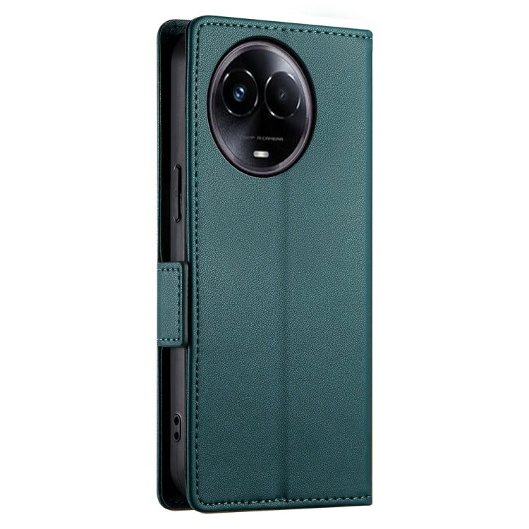 For Realme 11 5G / Realme 11x Side Buckle Magnetic Frosted Leather Phone Case